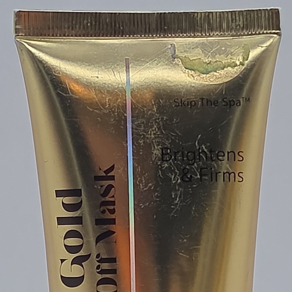 Lot Of 4 SKIP THE SPA 24k Gold Glitter Peel Off Mask Brightens & Firms Skincare - Picture 15 of 16